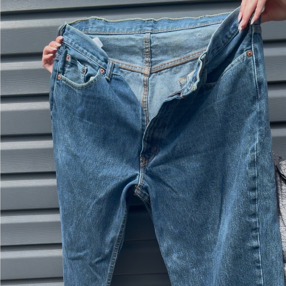 Levi's Blue Straight Leg Jeans Classic Denim
